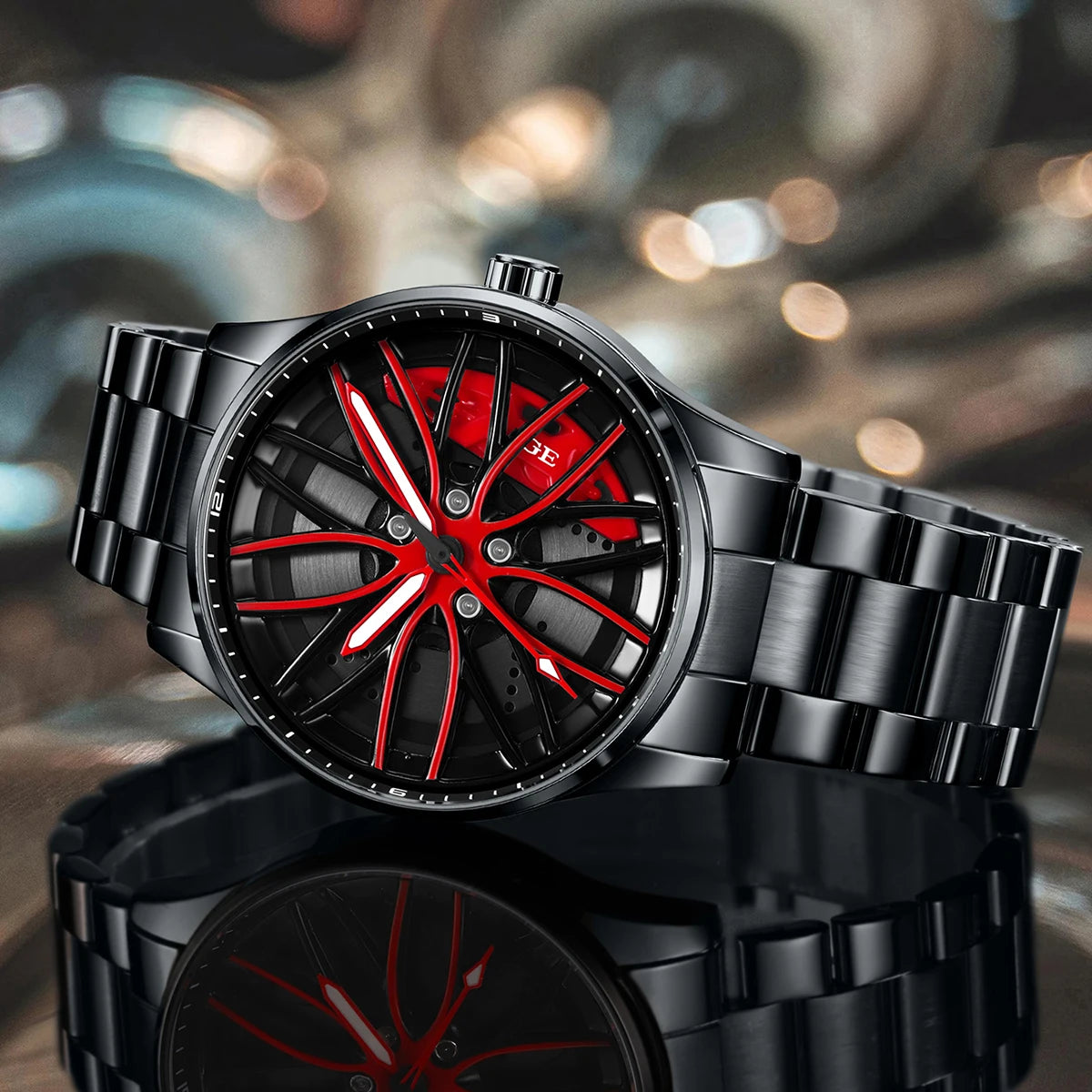 LIGE Fashion Trend Men's Watch tainless Steel Wristwatches Reloj de hombre Waterproof Luminous Sports Watch Montre pour hommes